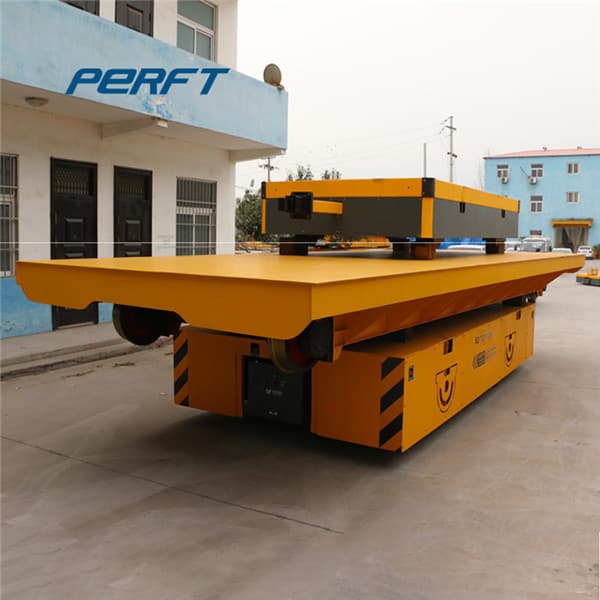 motorized transfer trolley for aluminum product transport 6 ton